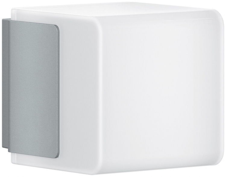 Lampada a muro LED Steinel L 835 iHF bluetooth 9.5W 628lm 3000K IP44 argento 