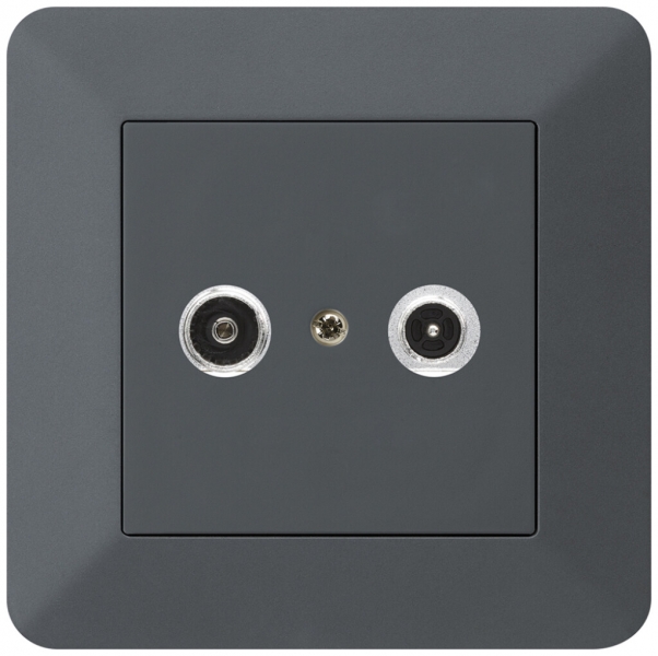 Prise antenne ENC kallysto.trend R/TV 19dB 2GHz anthracite 