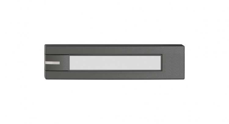 Poussoir 1/4 EDIZIO.liv SNAPFIX® p.KNX&UNI a.LED a.étiquette comm.1touch.grf 