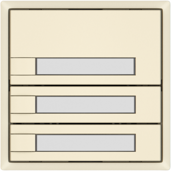 Poussoir KNX RGB EDIZIO.liv SNAPFIX® capteur temp.s.LED étiqu.3× comm.1T cr 
