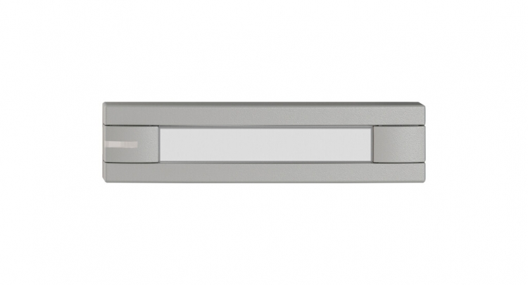 Poussoir 1/4 EDIZIO.liv SNAPFIX® p.KNX&UNI a.LED a.étiquette comm.2touch.grc 