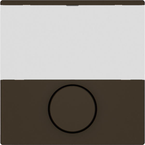 Pulsante di suoneria EDIZIO.liv SNAPFIX® 6A 250V targhetta nome ma 