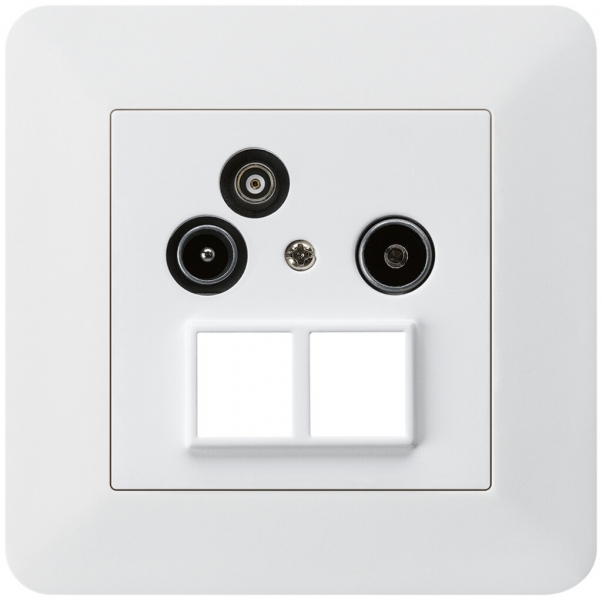 Prise pour antenne ENC R/TV/données kallysto.trend HMS 2GHz 19db blanc 