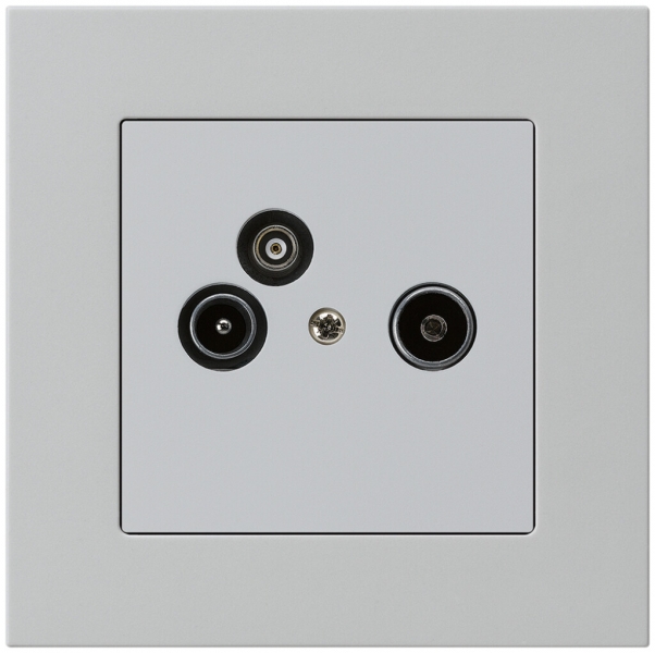 Prise pour antenne ENC R/TV/données kallysto.pro 2GHz 19db gris clair 