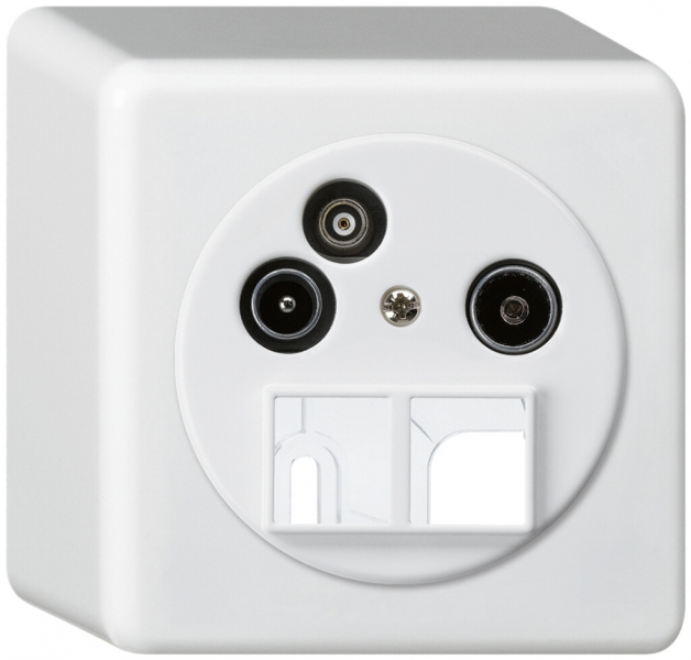 Presa d'antenna AP TV-R-Dati basico HMS 2GHz 14db bianco 