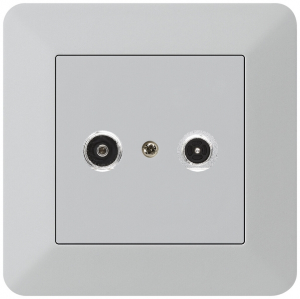 Presa antenna INC kallysto.trend R/TV 23dB 2GHz grigio chiaro 