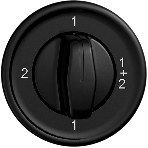 Interrupteur rotatif STANDARDdue SNAPFIX® manette commutateur série 1/1L no 