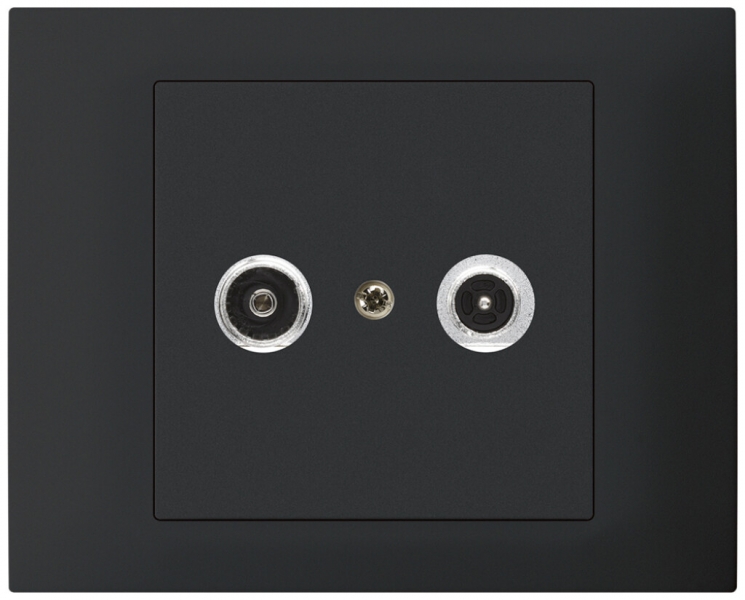 Presa d'antenna INS kallysto R-TV montaggio T scatola INS G3 19dB 2GHz nero 