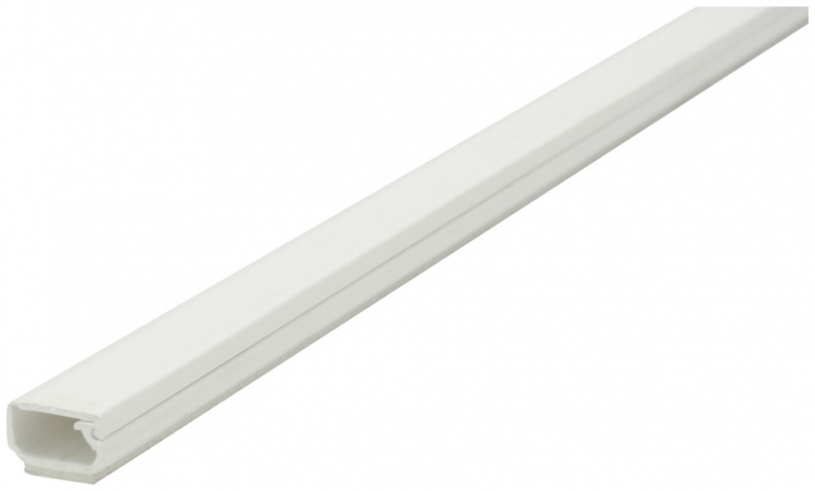 Canal Mini Plasfix 12×7mm blanc L=2m autocollant 