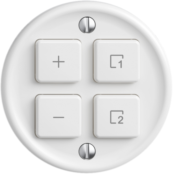 Variateur DALI STANDARDdue Wiser SNAPFIX® 1 scène 4 touches bc 