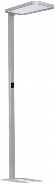 Lampadaire LED DOTLUX STUDIObutler 80W 8800lm 4000K argent 