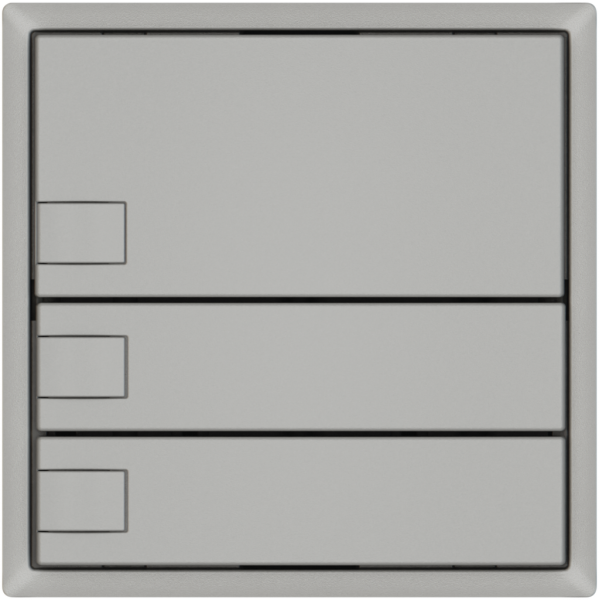 Poussoir KNX RGB EDIZIO.liv SNAPFIX® capteur temp.s.LED 3× comm.1T grc 