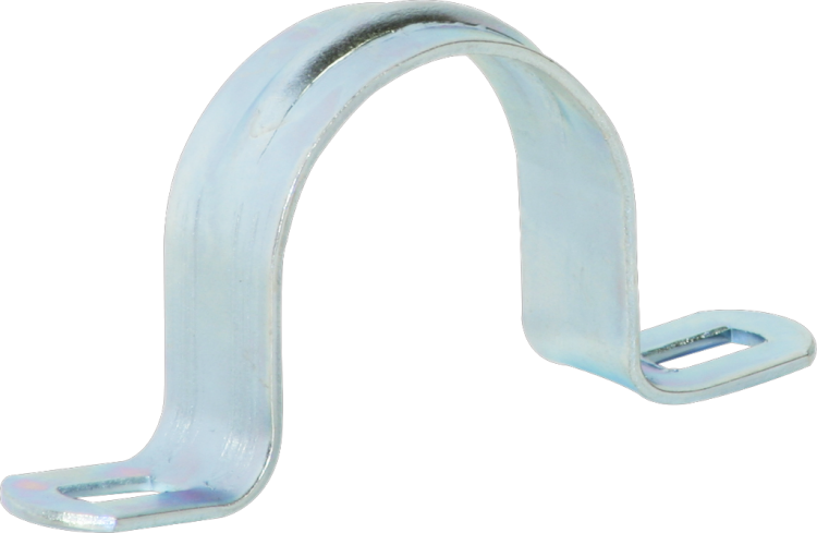 Bride acier 2 vis M32 zing. 