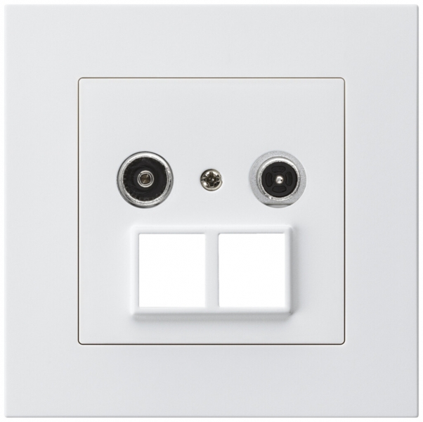 Prise multimédia ENC kallysto.pro R/TV 14dB 2GHz blanc 