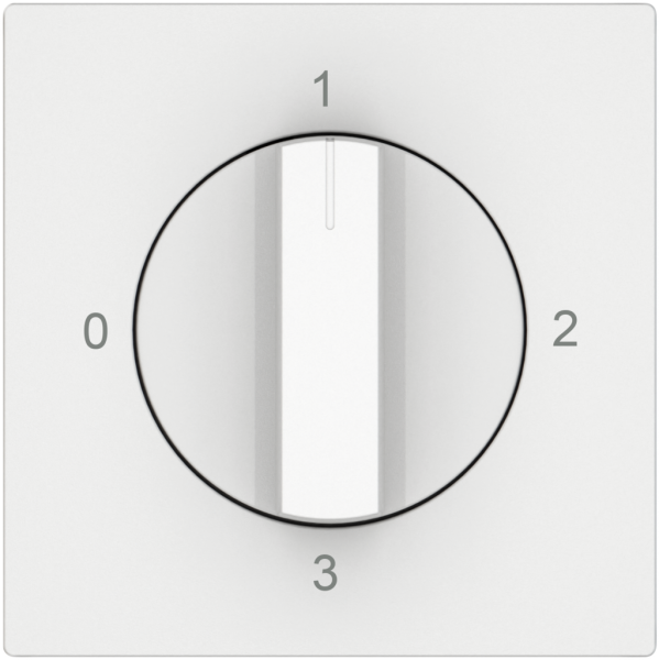 Interrupteur rotatif EDIZIO.liv SNAPFIX® manette commut.multiple 5/1L bc 