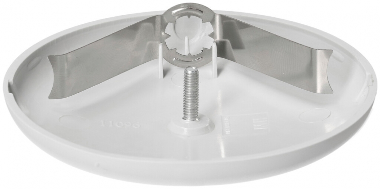 Rosace de plafond MH clips à ressort Ø95×13mm gris clair 