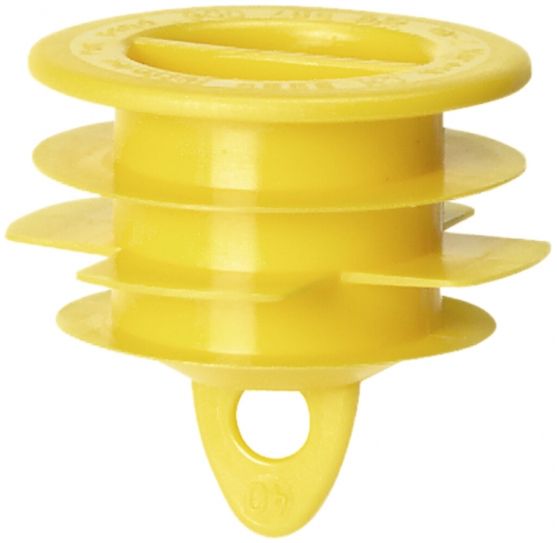 Bouchon de fermeture universel M40 jaune 