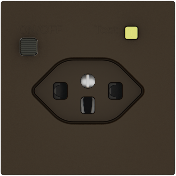 Steckdose FI EDIZIO.liv  1×T23 mit Shutter br 