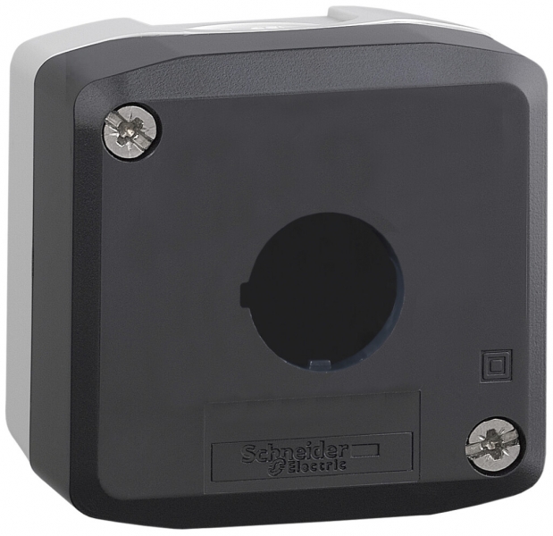 Scatola di comando AP Schneider Electric 1 elemento grigio chiaro 