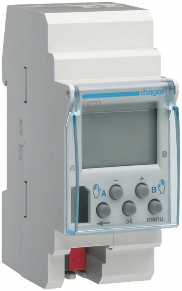 Interruttore orario INS Tebis TXA023 KNX 2 canali DCF77 