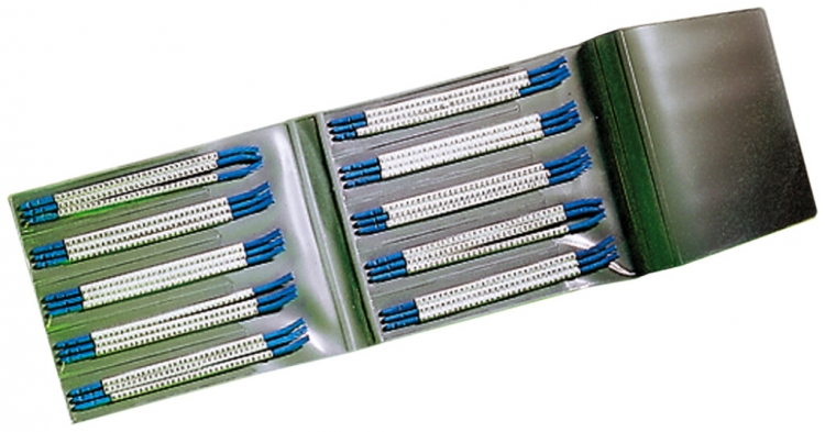 Set anello-riferimenton Plica STD, per 0.75…1mm² Ø1.9…2.65mm stampa: 0…9, bianco 