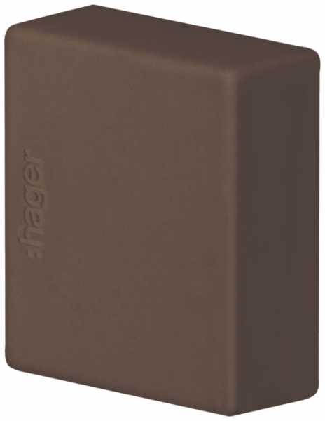 Endstück Hager tehalit.LF 15×15mm braun IP30 
