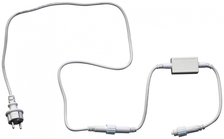 Câble d'alimentation AC/DC LED MK pour QuickFix, blanc 