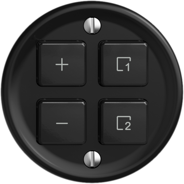 Variateur DALI STANDARDdue Wiser SNAPFIX® 1 scène 4 touches no 