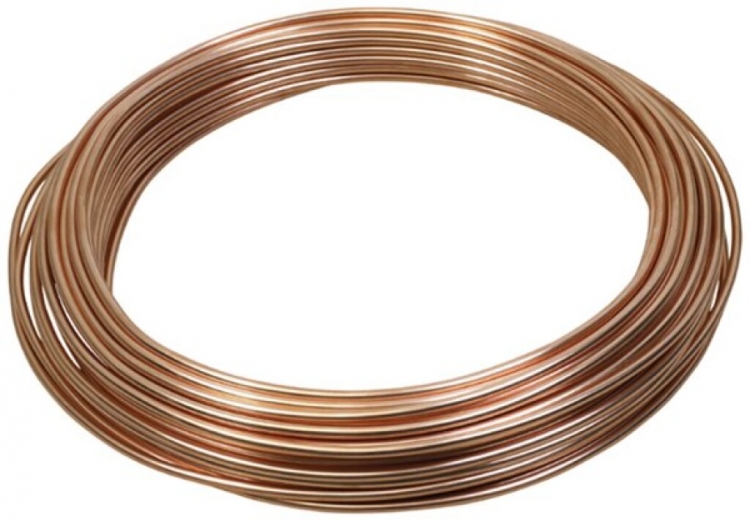 Filo Cu tondo morbido nudo, Ø 4mm, rotolo ca.225m/25kg 