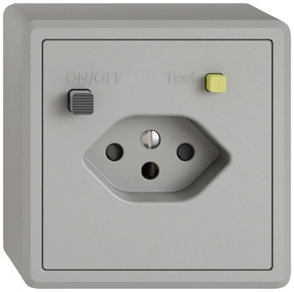 Presa FI AP EDIZIO.liv 1×T13 con shutter grc 