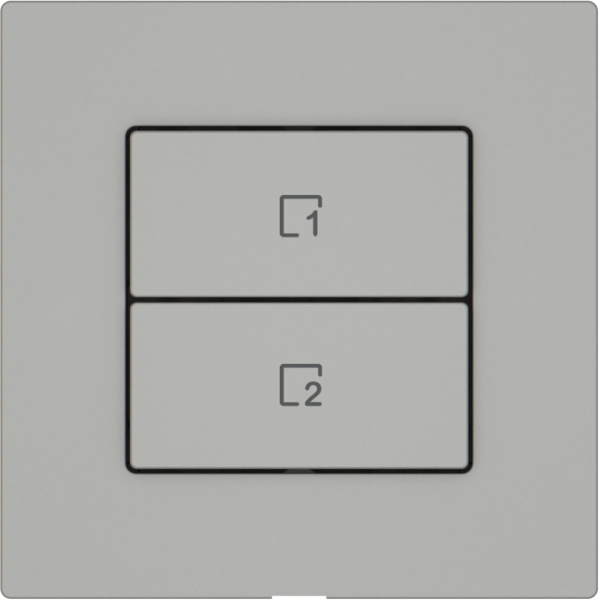 Pulsante scene EDIZIO.liv Wiser SNAPFIX® 2 scene 2 tasti WLAN grc 