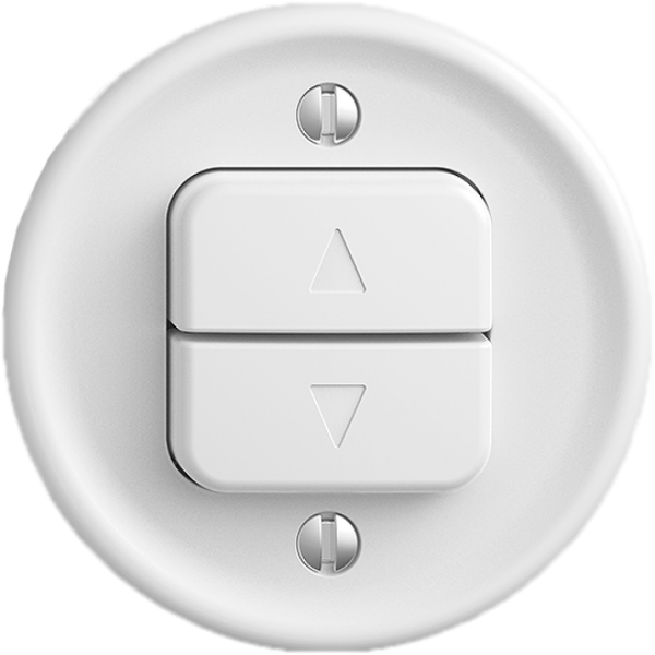 Pulsante per tapparella INC STANDARDdue Q bianco 1 canale 