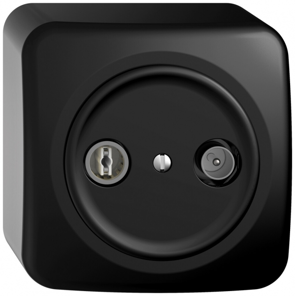 Presa antenna AP TV-R STANDARDdue SNAPFIX® presa di passaggio 4dB ne 