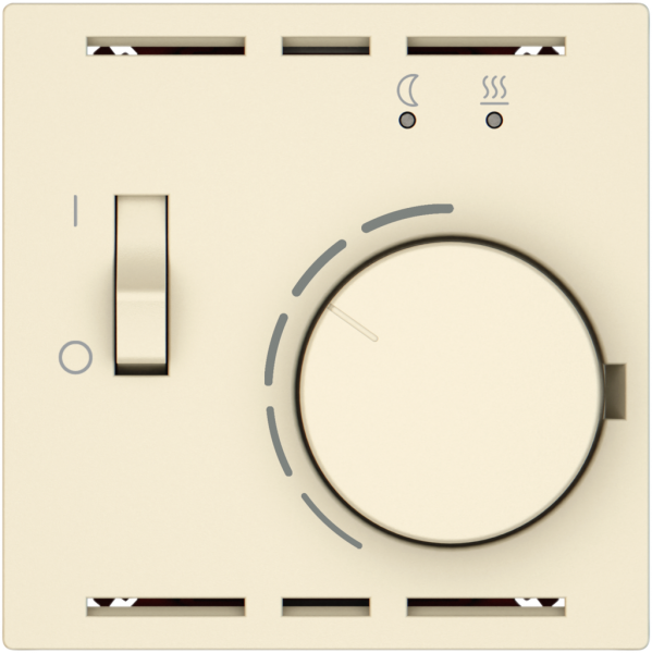 Thermostat d'ambiance EDIZIO.liv SNAPFIX® p.chauffages par le sol cr 