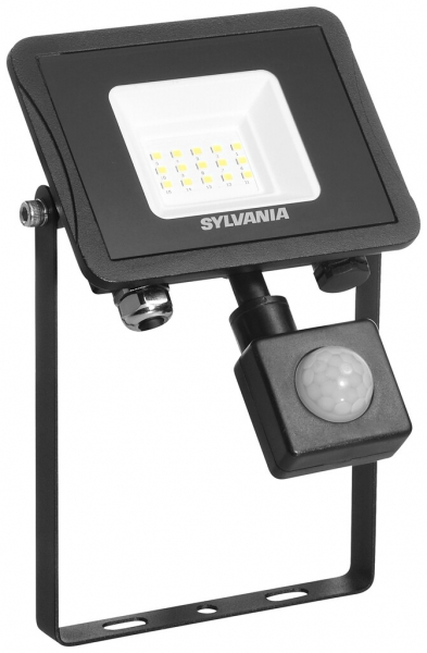 LED-Strahler Sylvania START Flood PIR 10.5W 1000lm 840 IP65 110° 190×125mm sz 