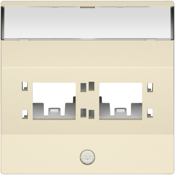 Kit di montaggio EDIZIO.liv SNAPFIX® per freenet cat.6A adattatore 2× cr 