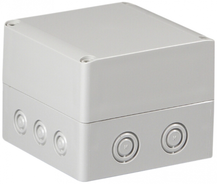 Apparategehäuse RW CUBO S 125×125×100 SPCM grau 