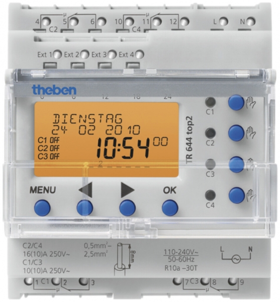 Minuteur AMD numérique Theben TR 644 top2 