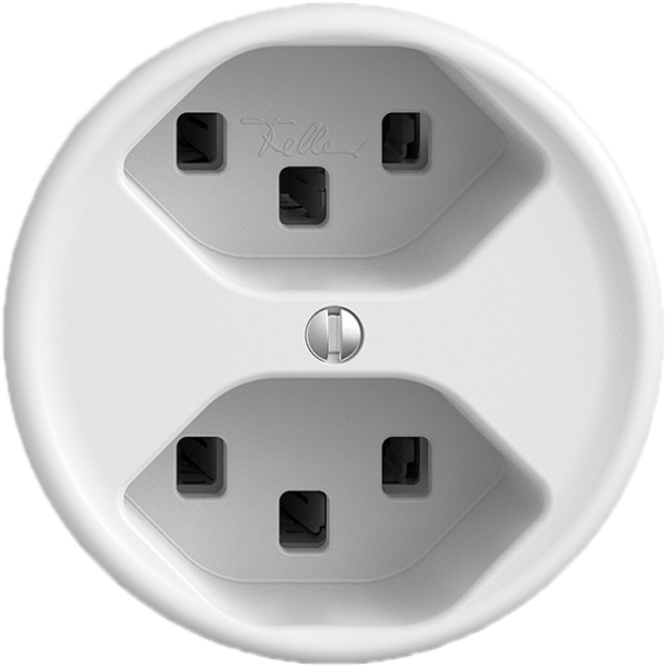 Presa STANDARDdue 2×T23 bianco 