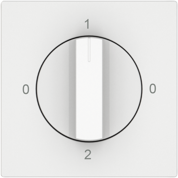 Interrupteur rotatif EDIZIO.liv SNAPFIX® manette commutateur 2/2L bc 