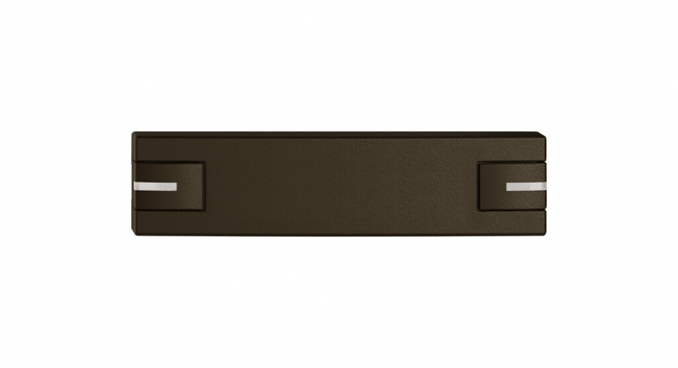 Pulsante 1/8 EDIZIO.liv SNAPFIX® p.KNX&UNI c.LED comando a 2 tasti ma 