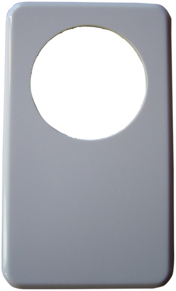 Plaque de recouvrement I-I 58mm+pleine blanc 