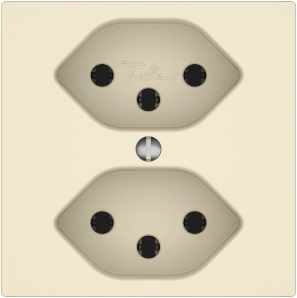 Prise EDIZIO.liv SNAPFIX® 2×T13 cr 