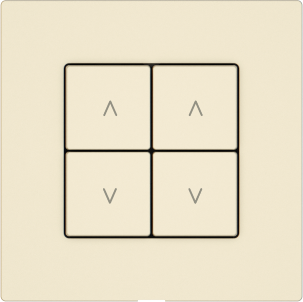Interruttore tapparelle EDIZIO.liv Wiser SNAPFIX® 2 canali 4 tasti cr 