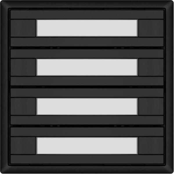 Pulsante universale EDIZIO.liv UNI SNAPFIX® s.LED 4× com.2T targ.ne 