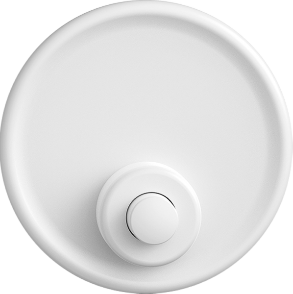 Poussoir de sonnerie STANDARDdue SNAPFIX® 6A 250V bc 