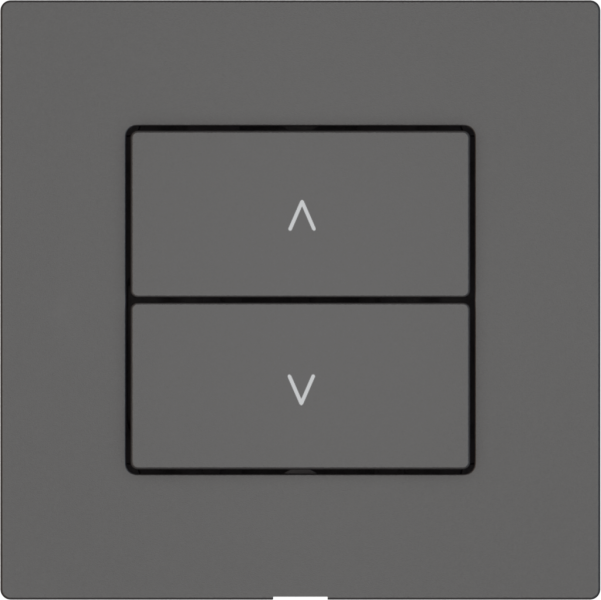 Interruttore tapparelle EDIZIO.liv Wiser SNAPFIX® 2 tasti WLAN grs 