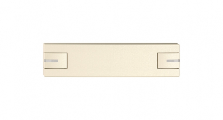 Pulsante 1/8 EDIZIO.liv SNAPFIX® p.KNX&UNI c.LED comando a 2 tasti cr 