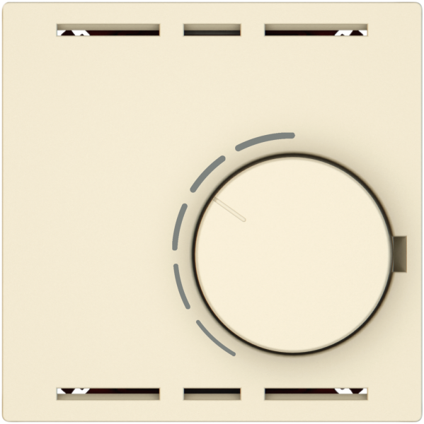 Termostato ambiente EDIZIO.liv SNAPFIX® senza interruttore 230VAC 50Hz cr 