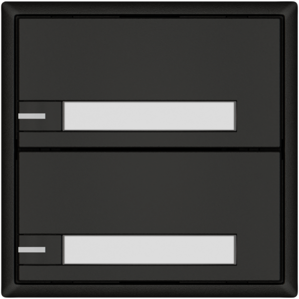 Pulsante KNX RGB EDIZIO.liv SNAPFIX® sensore temp.RGB-LED targ.2× com.1T ne 